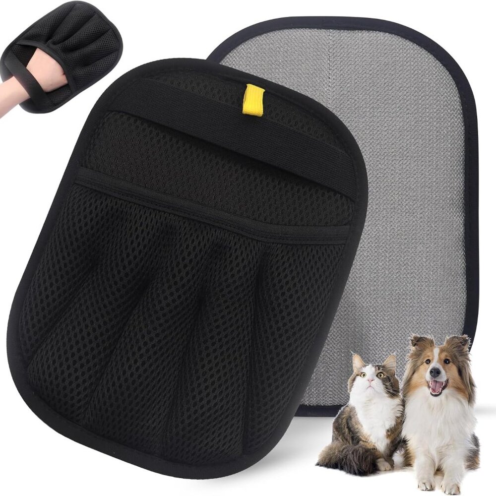 Brand New Pet Hair Removal Glove – Five Finger Electrostatic Grooming & Cleaning